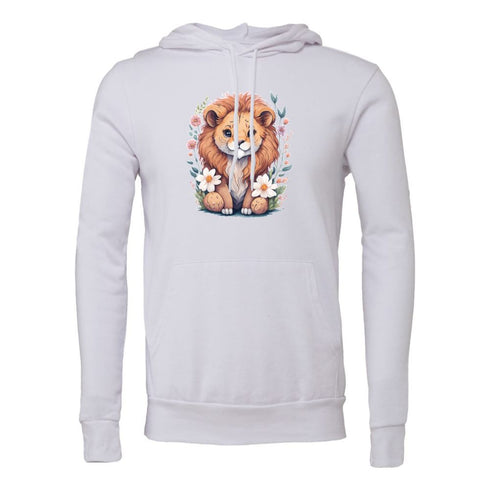 Cartoon lion Bella canvas hoodie 3719